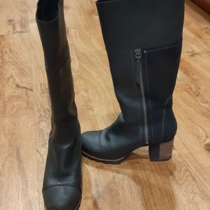 Sorel Black Heeled Boots